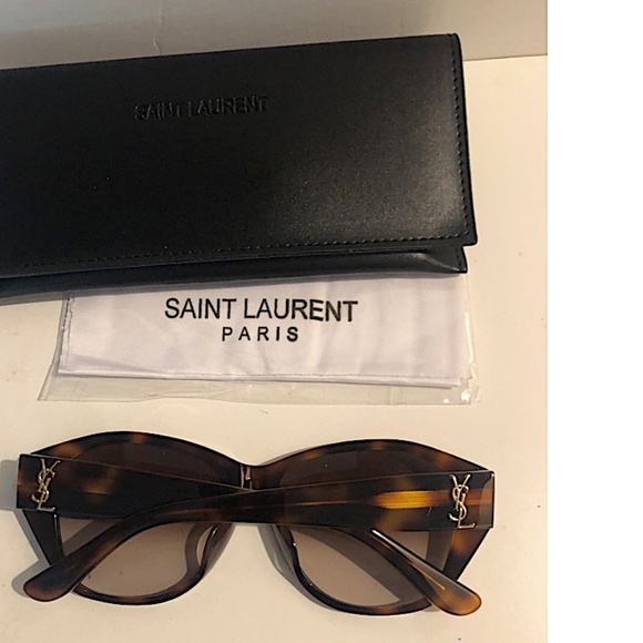 Saint Laurent 57mm Geometric Sunglasses - Picture 3 of 10